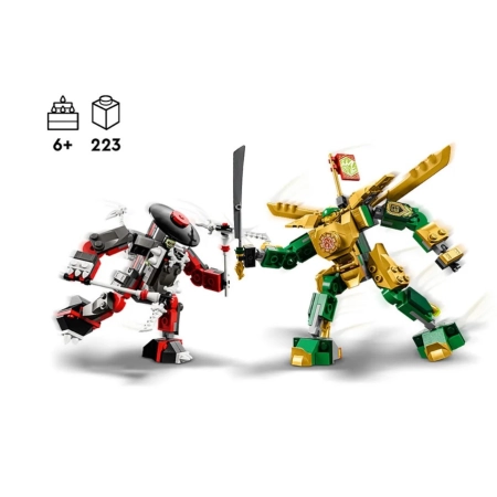 LEGO 71781 Ninjago Starcie Lloyda z Mechem EVO klocki