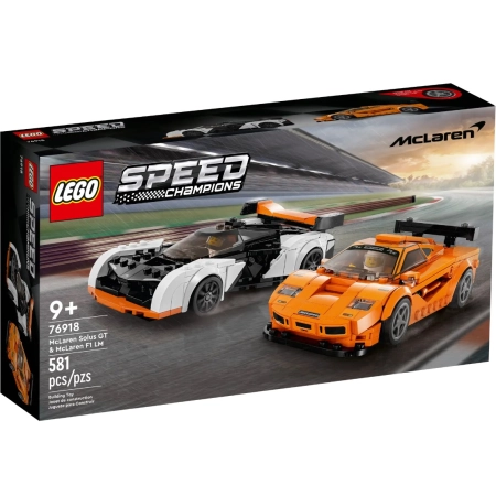 Klocki LEGO Speed Champions 76918 McLaren Solus GT i McLaren F1 LM