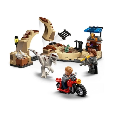 Lego 76945 JURRASIC WORLD Atrociraptor pościg na motorze