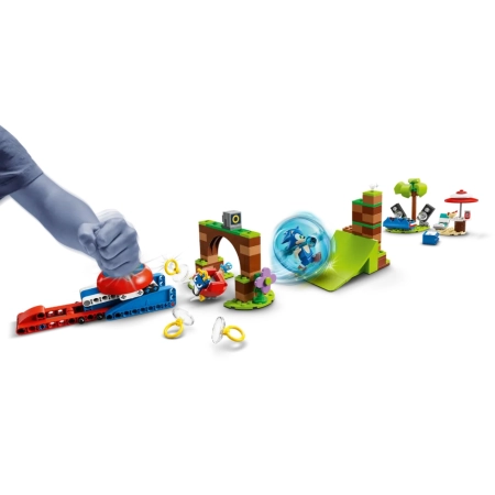 Klocki LEGO Sonic the Hedgehog 76990 Sonic - wyzwanie z pędzącą kulą