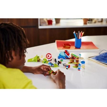 Klocki LEGO Sonic the Hedgehog 76990 Sonic - wyzwanie z pędzącą kulą