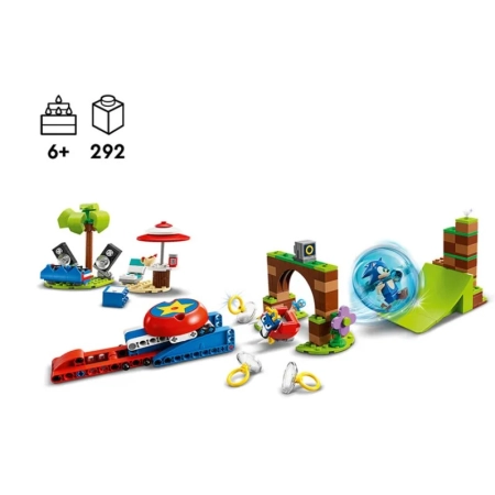Klocki LEGO Sonic the Hedgehog 76990 Sonic - wyzwanie z pędzącą kulą