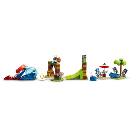 Klocki LEGO Sonic the Hedgehog 76990 Sonic - wyzwanie z pędzącą kulą