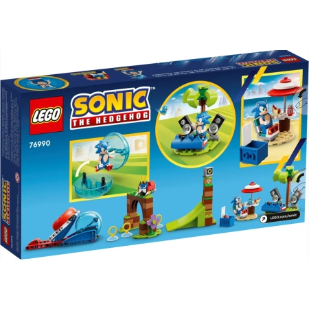 Klocki LEGO Sonic the Hedgehog 76990 Sonic - wyzwanie z pędzącą kulą