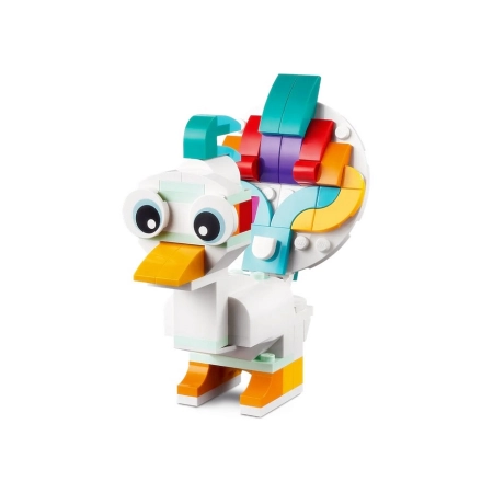 Klocki Lego CREATOR 3w1 31140 Magiczny jednorożec 3 mityczne zwierzątka 7+