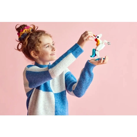 Klocki Lego CREATOR 3w1 31140 Magiczny jednorożec 3 mityczne zwierzątka 7+