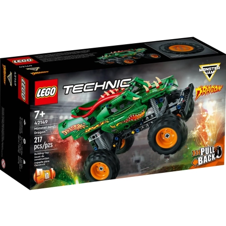 Lego Technic 42149 Monster Jam Dragon 2w1 klocki