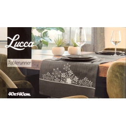 Lucca Obrus Bieżnik z Haftem 40x140cm