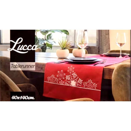 Lucca Obrus Bieżnik z Haftem 40x140cm