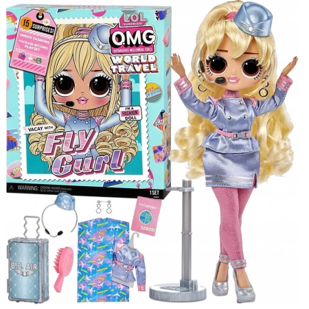 Lalka LOL SURPRISE Lalka OMG World Travel FLY GURL