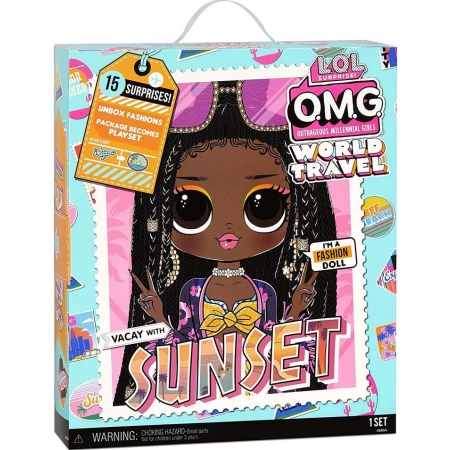 Lalka L.O.L. Surprise O.M.G. Travel Doll Sunset