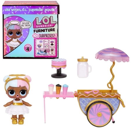 L.O.L Surprise! Zestaw mebelki Lalka Sugar + akcesoria