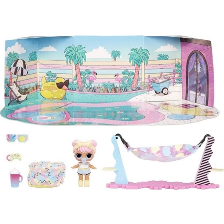 L.O.L Surprise! Zestaw mebelki Lalka Chill Patio + akcesoria