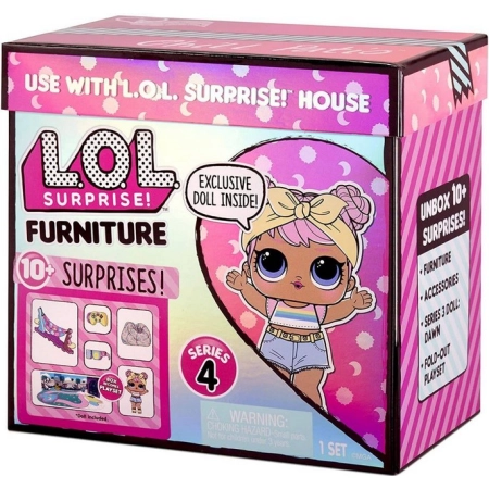 L.O.L Surprise! Zestaw mebelki Lalka Chill Patio + akcesoria