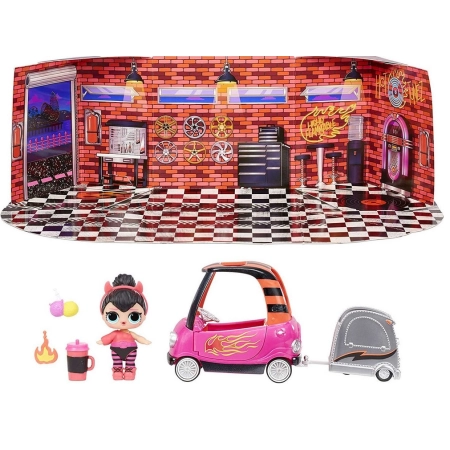 L.O.L Surprise! Zestaw mebelki Lalka B.B. Auto Shop + akcesoria
