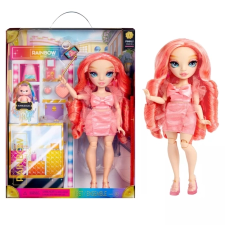 Lalka Rainbow High New Friends Pinkly Paige + akcesoria