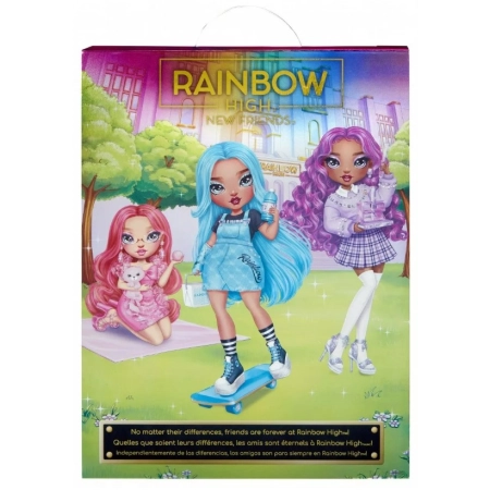 Lalka Rainbow High New Friends Pinkly Paige + akcesoria