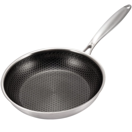 Patelnia Stalowa 24 cm indukcja 3-warstwowe dno TRI-PLY Maestro MG Home