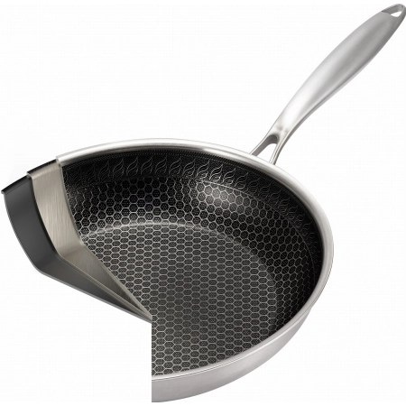 Patelnia Stalowa 24 cm indukcja 3-warstwowe dno TRI-PLY Maestro MG Home