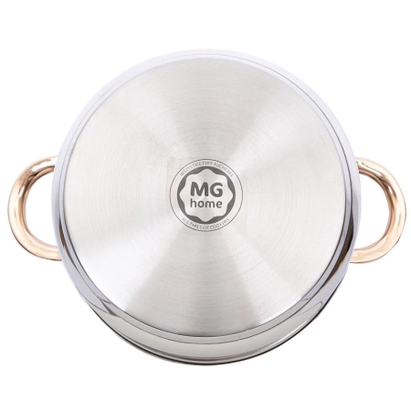Garnki stal nierdzewna MG Home VERSO GOLD 9 el