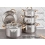 Garnki stal nierdzewna MG Home VERSO GOLD 9 el