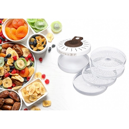 Suszarka do grzybów owoców ziół mięsa spożywcza 4 sita 28cm 250W MPM