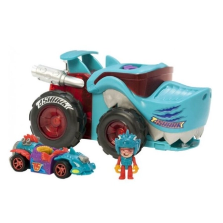 Samochód MAGIC BOX T-Racers Mega Wheels T-Shark zestaw z figurką