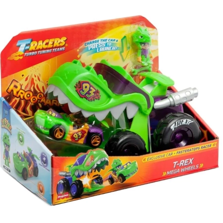 T-Racers Mega Wheels T-Racers Pojazd Figurka Zestaw