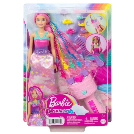 Lalka Barbie Dreamtopia Księżniczka Zakręcone Pasemka