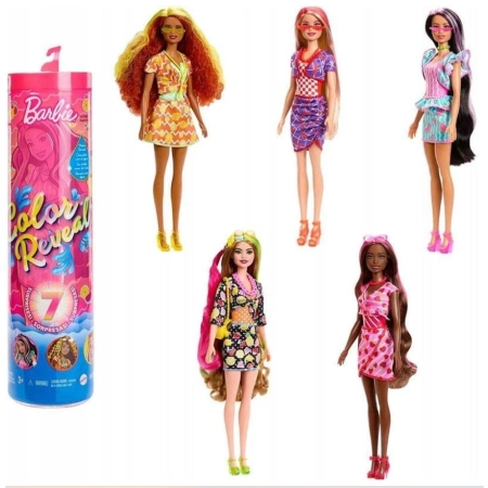 Barbie Color Reveal Słodkie owoce lalka Mattel