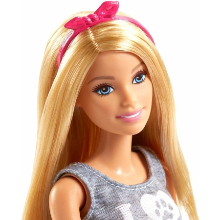 Barbie Lalka Opiekunka z Pieskiem Zwierzątka FPR48