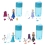 Lalka Disney Frozen Snow Color Reveal + akcesoria Kraina Lodu