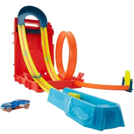 Zestaw Kaskaderski Kanister Tor Hot Wheels HDX78