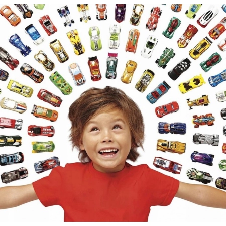 Hot Wheels 9 Autek zest Samochodów Resoraki Mattel