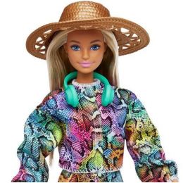 Lalka Barbie Wakacyjna + walizka i akcesoria
