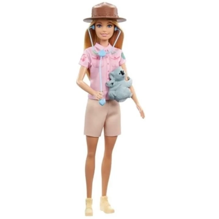 Lalka Barbie Kariera Zoolog Zoolożka GXV86 Koala