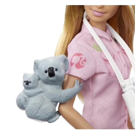 Lalka Barbie Kariera Zoolog Zoolożka GXV86 Koala