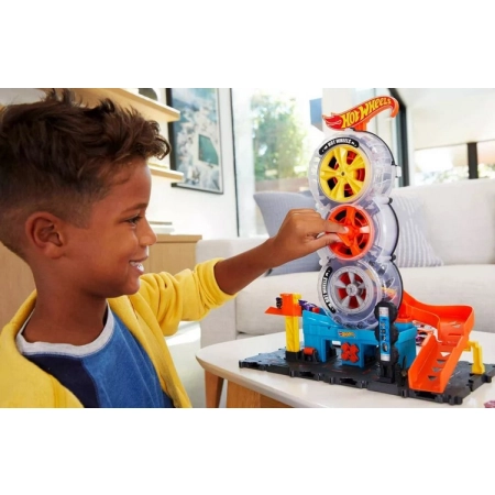 Hot Wheels City Wyścigowy Warsztat Opon HDP02
