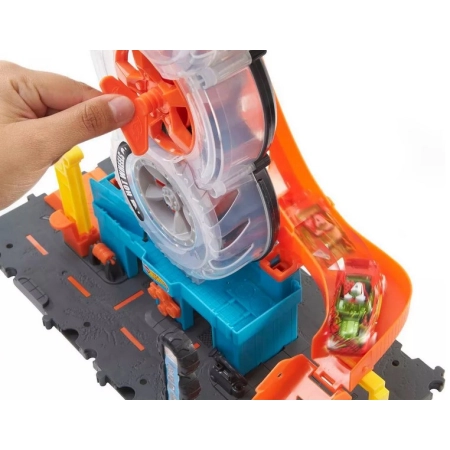 Hot Wheels City Wyścigowy Warsztat Opon HDP02
