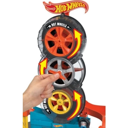 Hot Wheels City Wyścigowy Warsztat Opon HDP02