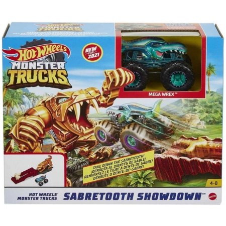 Hot Wheels Monster Trucks Starcie z tygrysem GYL10