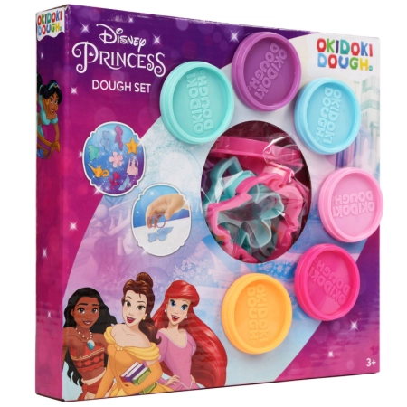 Ciastolina Disney Princess 6 tubek + foremki