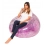 Dmuchana sofa z brokatem różowa PLAYGROUND