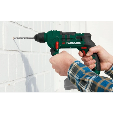 Akumulatorowa młotowiertarka udarowa SDS-plus 20V PABH 20-Li D4 Parskide