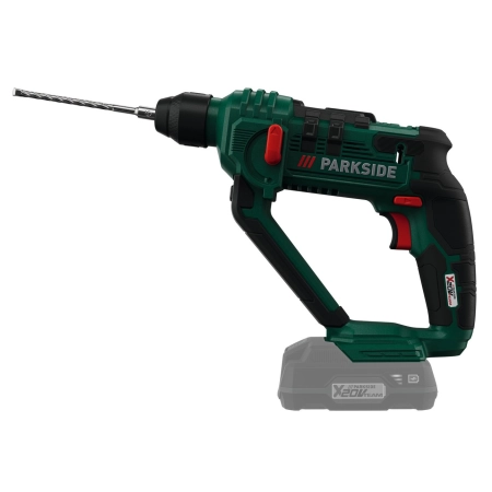 Akumulatorowa młotowiertarka udarowa SDS-plus 20V PABH 20-Li D4 Parskide