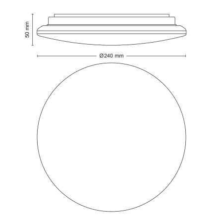 Plafon LED Lampa Sufitowa Biała 3000K 10W 900 lumen Moire CL200 Philips