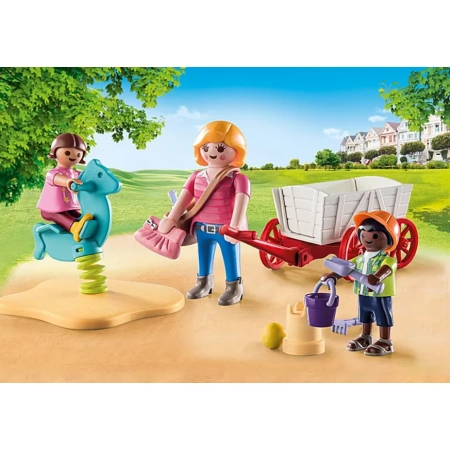 City Life Opiekunka z wózkiem 71258 Playmobil klocki zestaw