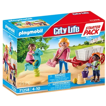 City Life Opiekunka z wózkiem 71258 Playmobil klocki zestaw