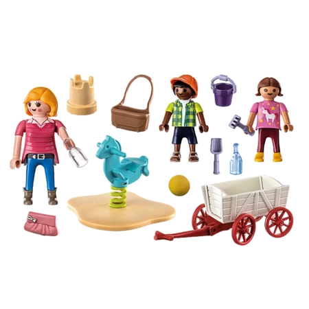 City Life Opiekunka z wózkiem 71258 Playmobil klocki zestaw