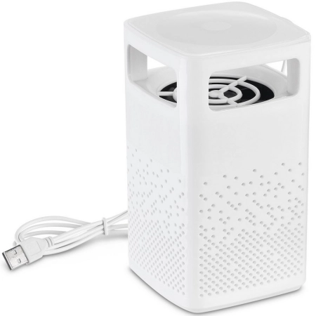 Lampa Owadobójcza UV z Odkurzaczem USB Pułapka na Komary Muchy Owady Rovus